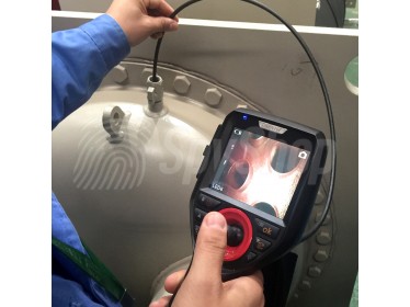 Technický inspekční endoskop Coantec C40 s pohyblivou sondou 360° odolnou na kapaliny, mazadla, oleje