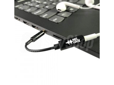 Mini rušička mikrofonu Mic-Lock 3,5 Mobil pro ochranu mobilních zařízení před špehováním