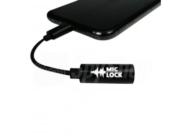 Akustický mini jammer Mic-Lock Lightning pro znemožnění odposlechu Apple zařízení