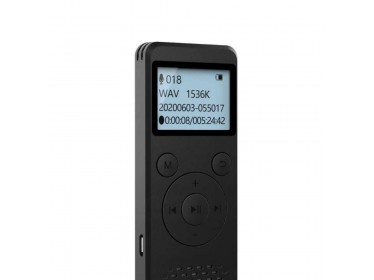 Digitální diktafon DVR-818 - detekce zvuku, paměť 8Gb, LCD displej