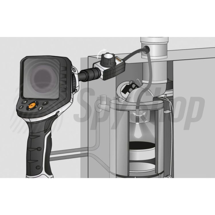 Inspekční kamera Laserliner VideoFlex G4 Arc | Vario | Max se sondou do 1,5 m a kamerovou hlavicí odolnou vůči benzínu a olejům