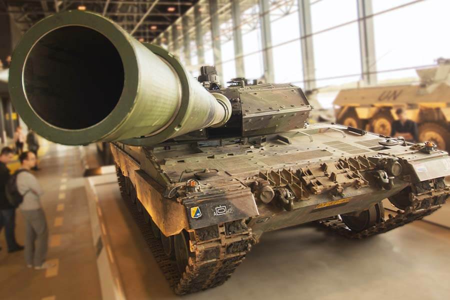 Tank v muzeum II světové války