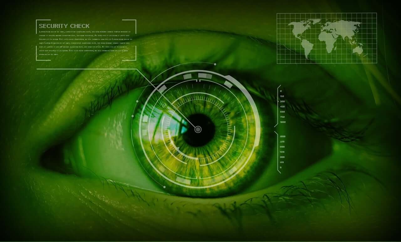 Grafická podoba biometrickou analýzu oka