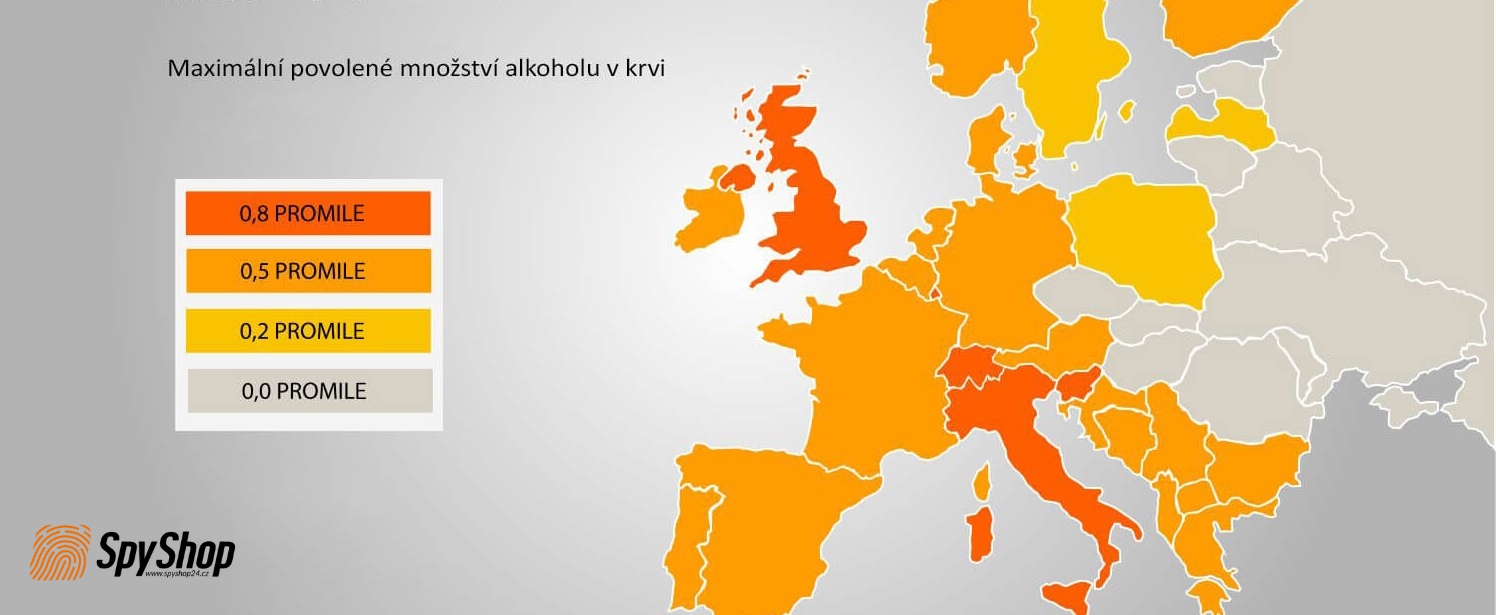 Povolené množství alkoholu v Evropě