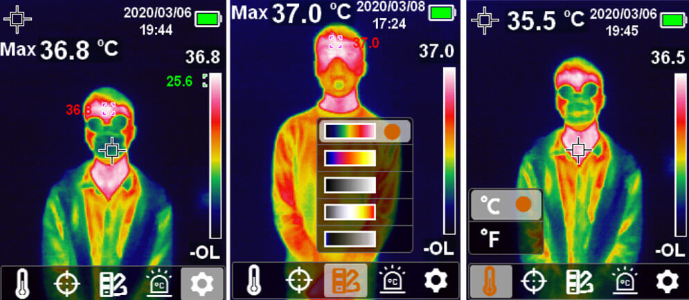 Ruční termovizní kamera pro měření tělesné teploty - UT-160Hi